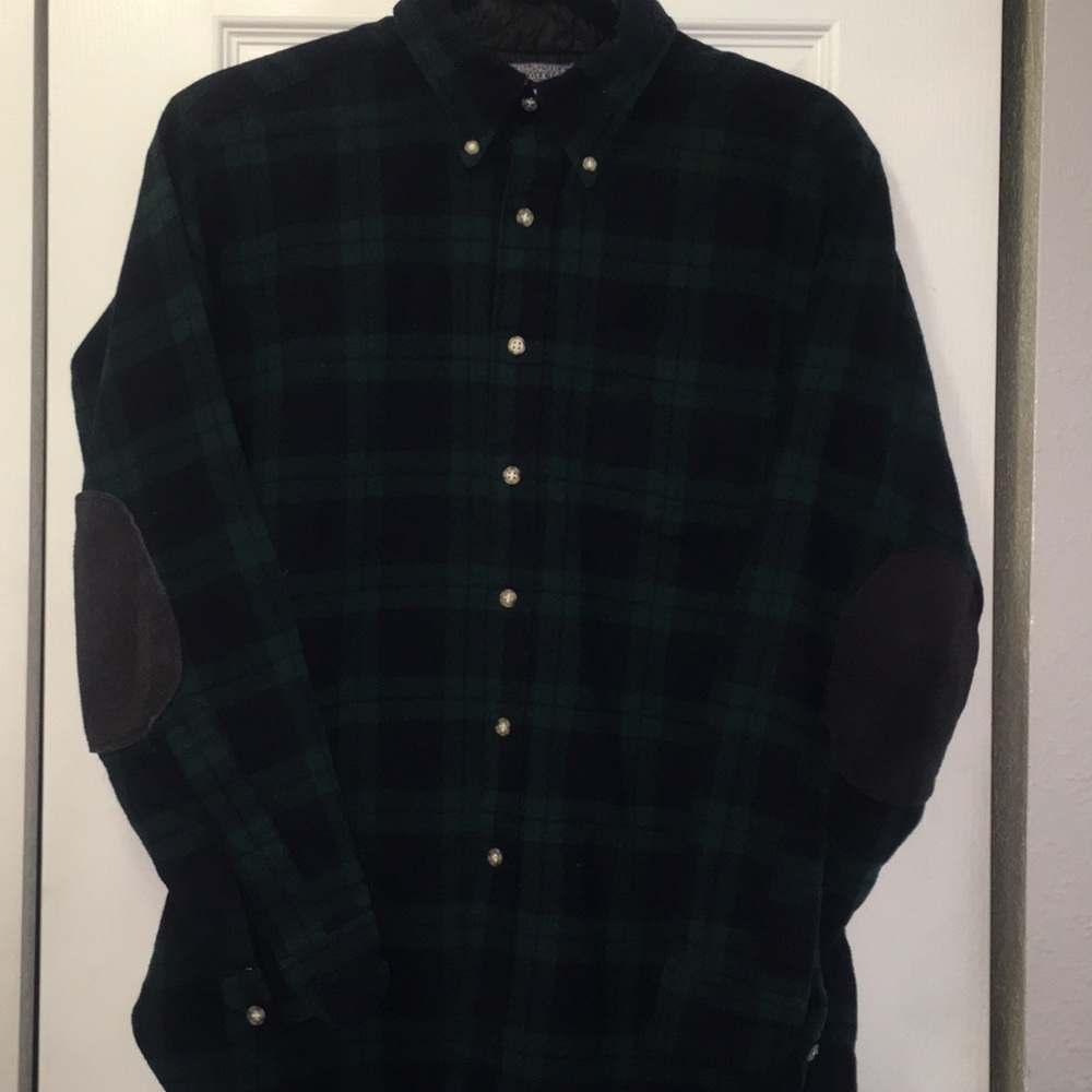 Pendleton Flannel Shirt with Elbow Patches